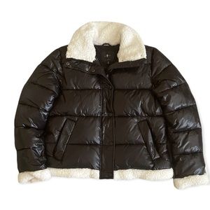 Seven for All Mankind Black Puffer Jacket - size S, worn once